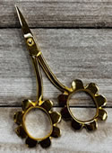 Gold Daisy Scissors