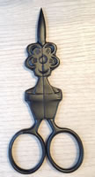 Primitive Flower Pot Scissors