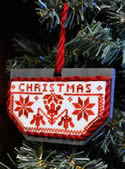 Quaker Christmas Folk Art Christmas Ornament
