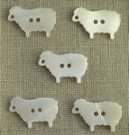 Sheep Mother of Pearl Buttons