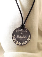 Home of a Stitcher Necklace