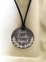 Love Create Repeat Necklace