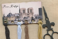 Paris Rooftops Vintage Postcard Threadkeep